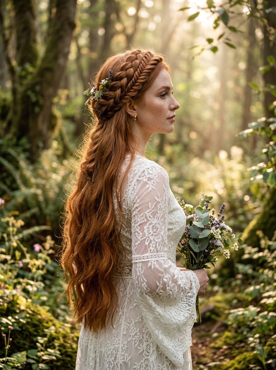 Woman With Braided Crown